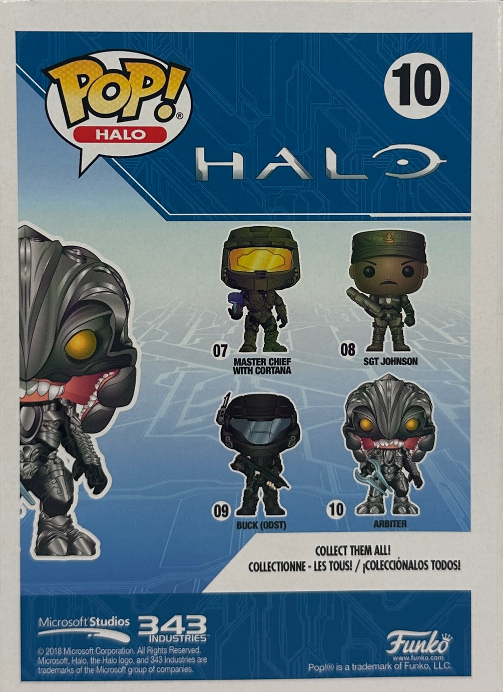 Keith David autographed inscribed Funko Pop #10 Halo JSA COA Arbiter