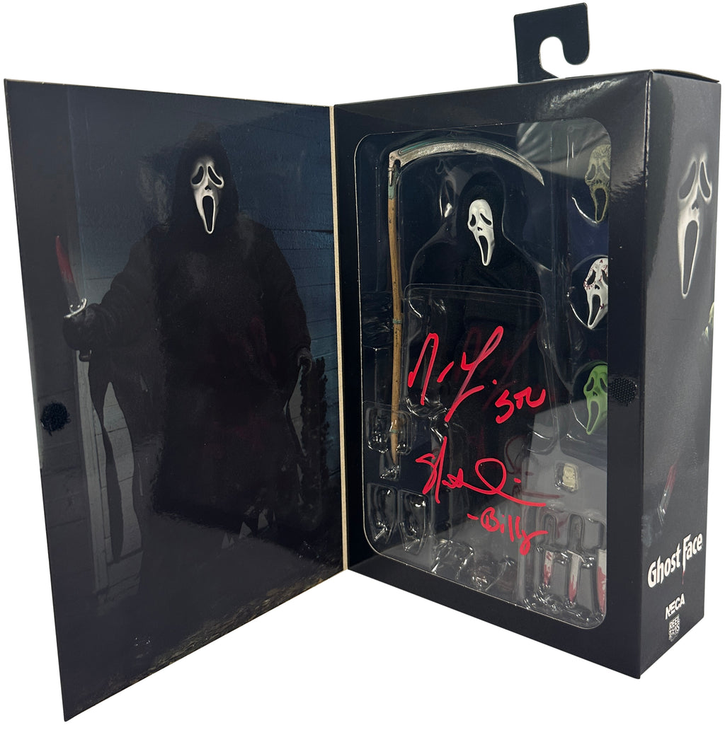 Lillard Ulrich dual autographed signed inscribed Scream NECA figure JSA COA Stu