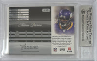 Adrian Peterson auto card 2008 Donruss #155 NFL Minnesota Vikings BAS Encap RC