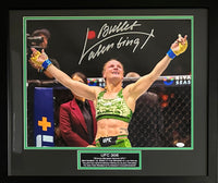 Valentina Shevchenko framed autographed signed 16x20 UFC JSA COA