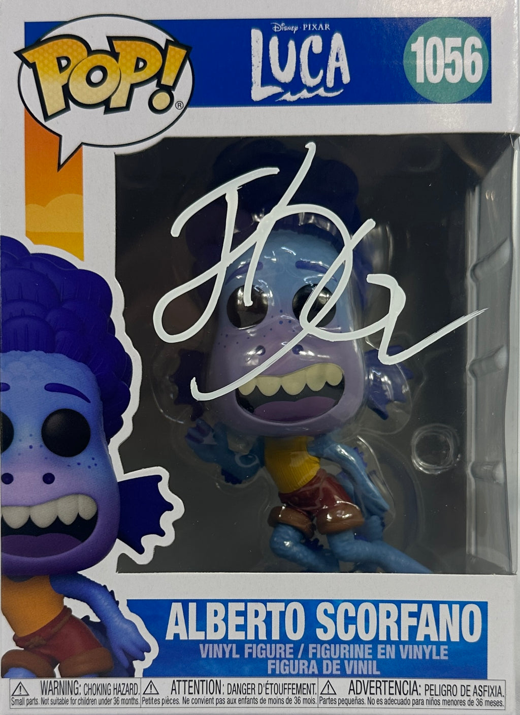 Jack Dylan Grazer autographed signed Funko Pop #1056 Luca JSA COA Alberto