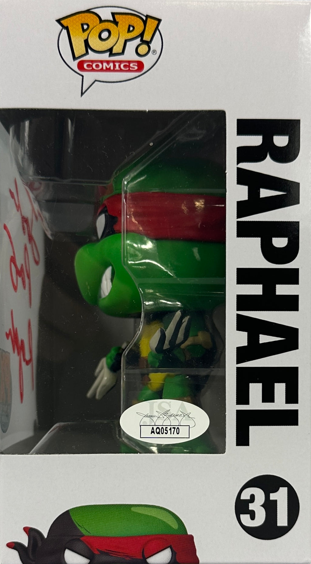 Josh Pais autographed inscribed Funko Pop #31 JSA Teenage Mutant Ninja Turtles