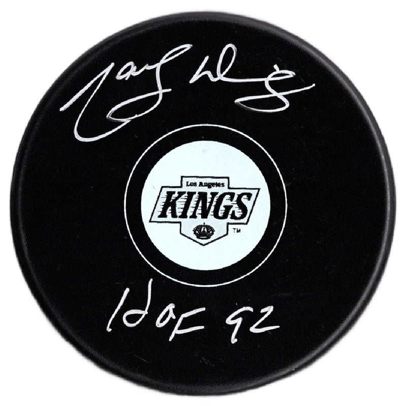 Marcel Dionne autographed signed inscribed puck NHL Los Angeles Kings BAS