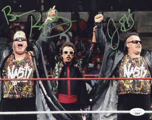 Brian Knobbs & Jerry Sags autographed signed 8x10 photo WWE WWF JSA Nasty Boys