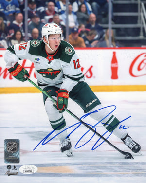 Matt Boldy autographed signed 8x10 photo NHL Minnesota Wild JSA COA