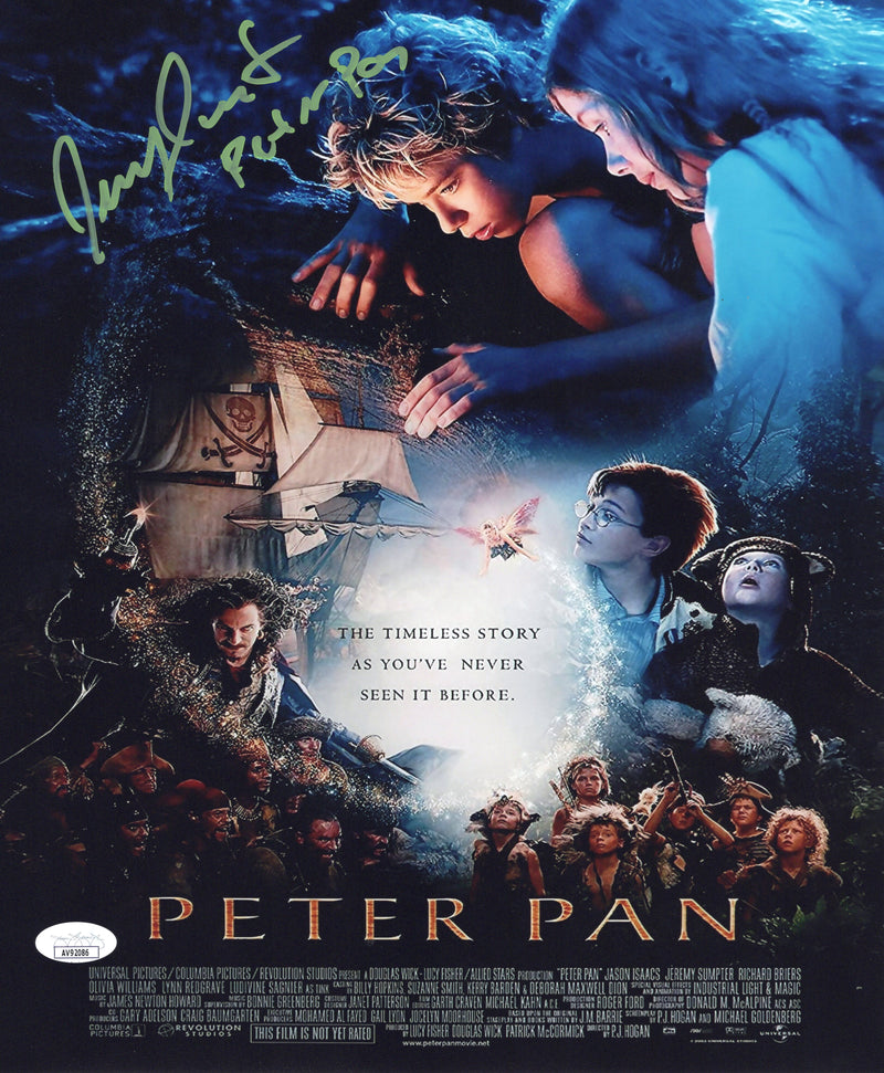 Jeremy Sumpter autographed signed inscribed 11x14 photo Peter Pan JSA COA