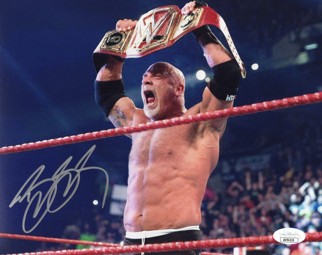 Bill Goldberg autographed signed 8x10 photo WWE The Longest Yard JSA COA