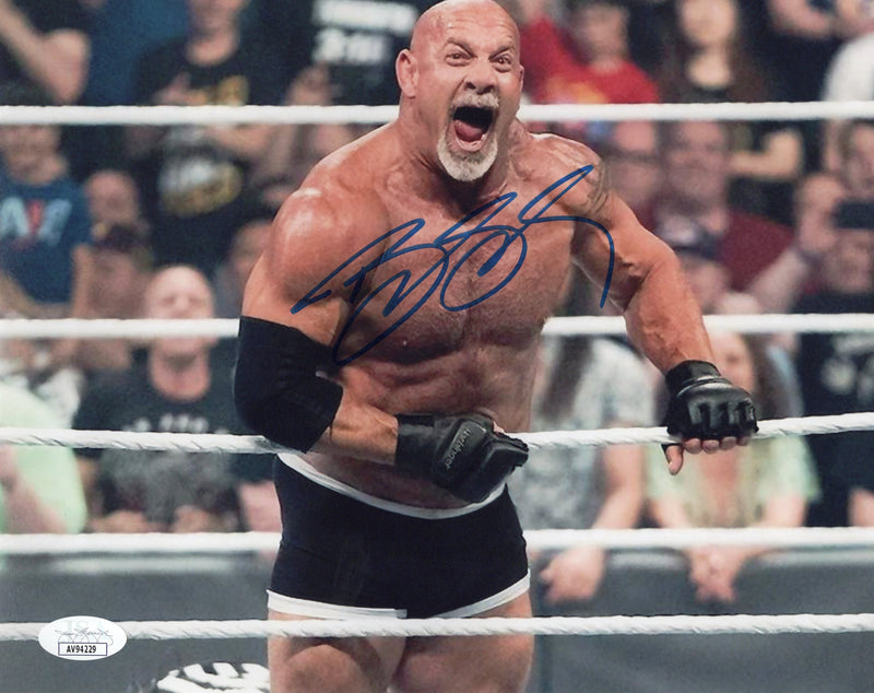 Bill Goldberg autographed signed 8x10 photo WWE The Longest Yard JSA COA