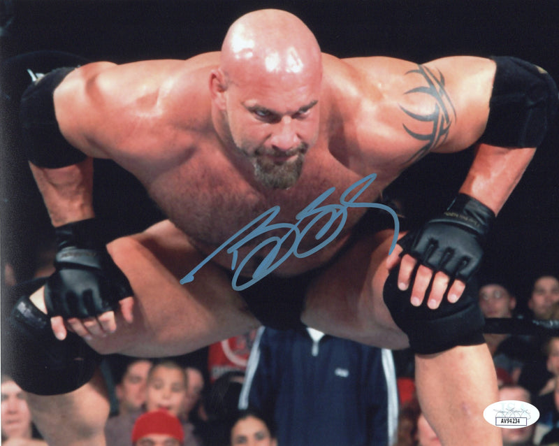 Bill Goldberg autographed signed 8x10 photo WWE The Longest Yard JSA COA