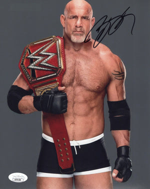 Bill Goldberg autographed signed 8x10 photo WWE The Longest Yard JSA COA