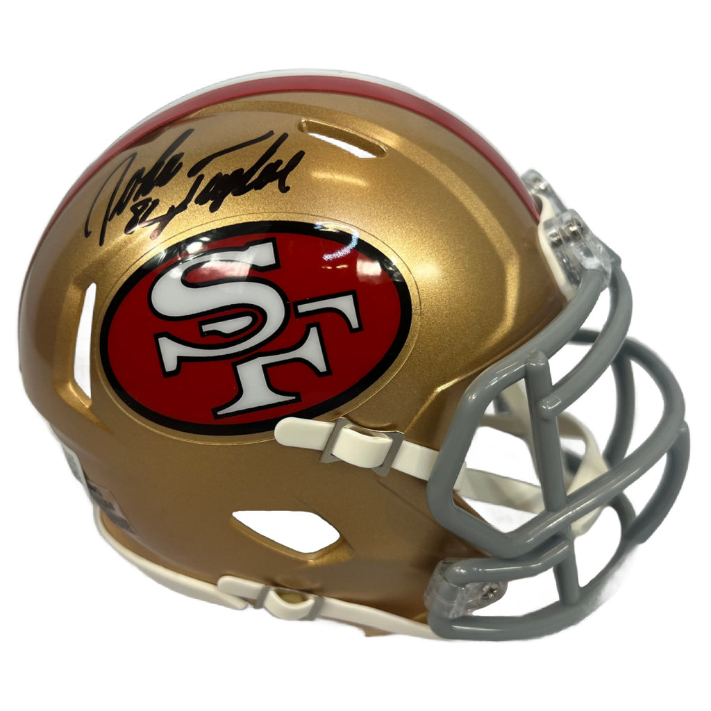 John Taylor autographed signed mini helmet NFL San Francisco 49ers Beckett