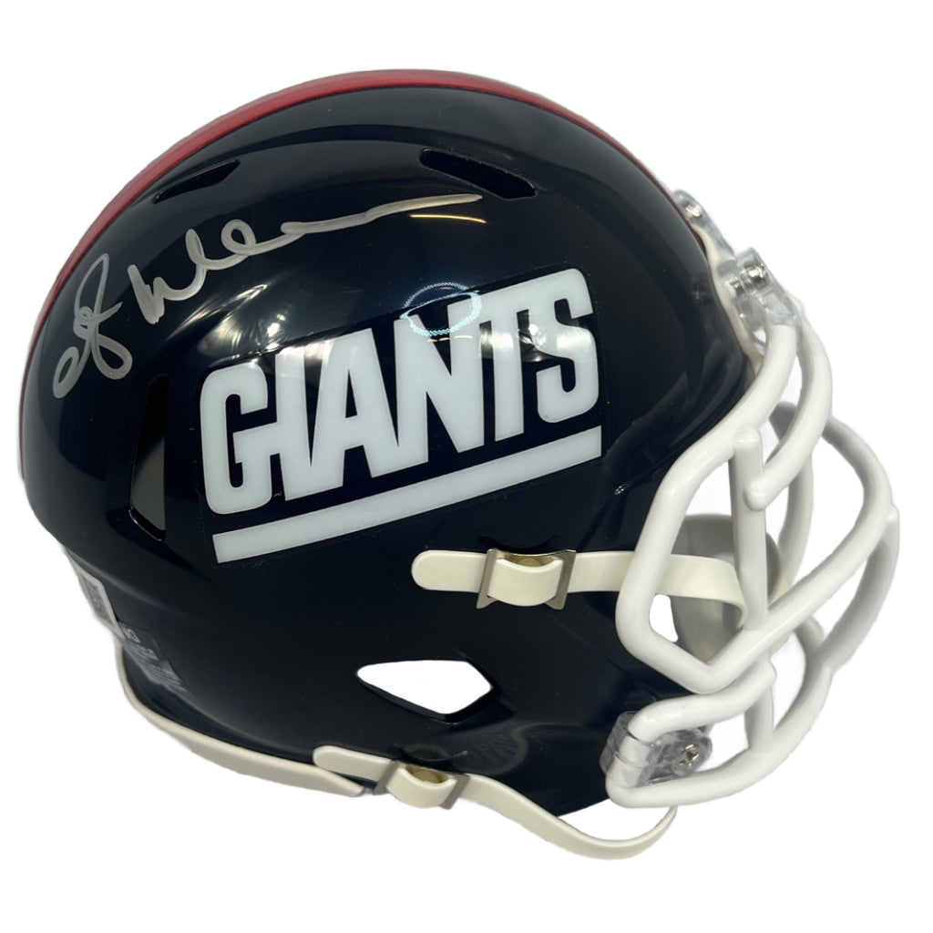 Ottis Anderson autographed signed mini helmet NFL New York Giants Beckett