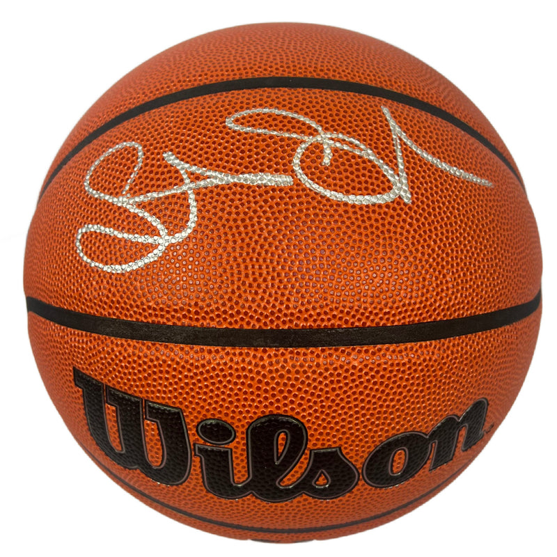 Latrell Sprewell autographed signed basketball Golden State Warriors BAS Knicks