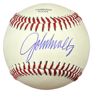 John Smoltz autographed signed baseball Atlanta Braves BAS