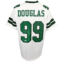 Hugh Douglas autographed signed inscribed professional jersey JSA COA