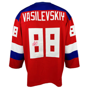 Andrei Vasilevskiy signed autographed Olympic jersey JSA COA