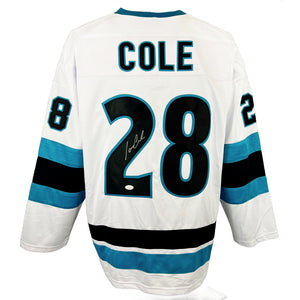 Ian Cole autographed signed professional jersey JSA COA