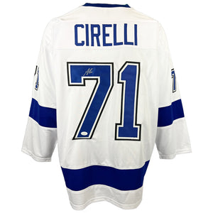 Anthony Cirelli autographed signed professional jersey JSA COA