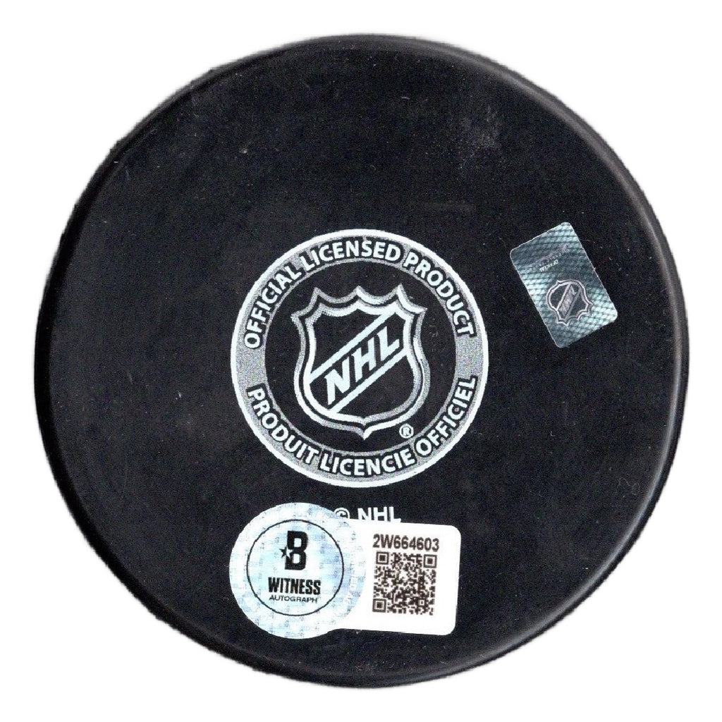 Will Cuylle autographed signed puck NHL New York Rangers BAS