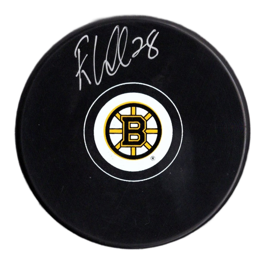 Elias Lindholm autographed signed all-star puck NHL Boston Bruins BAS