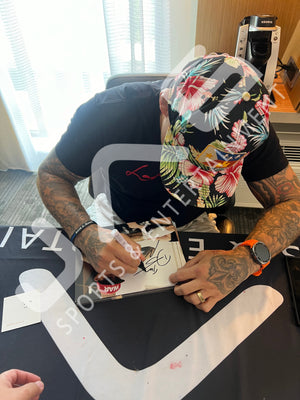 Dustin Poirier autographed inscribed 8x10 photo UFC JSA COA The Diamond