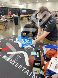 Sam Perkins autographed signed College jersey JSA