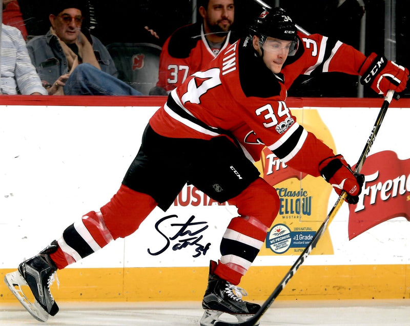 Steven Santini autographed signed 8x10 photo NHL New Jersey Devils