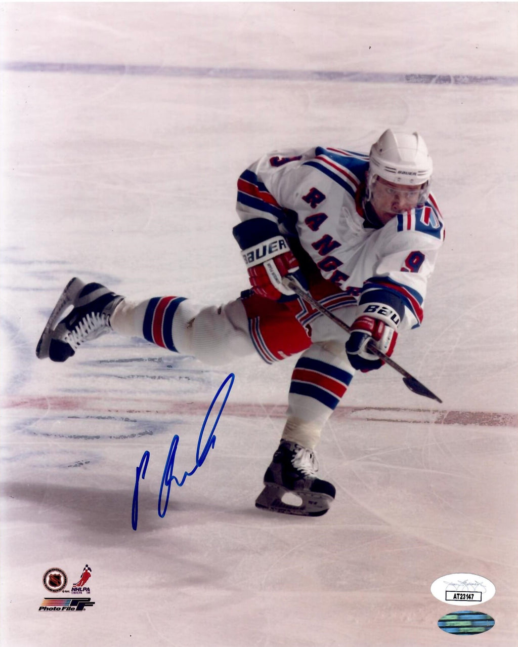 Pavel Bure signed autographed 8x10 photo NHL New York Rangers JSA COA