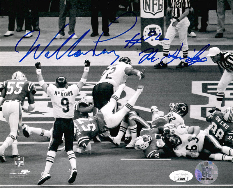 William Perry autographed signed inscribed 8x10 photo Chicago Bears JSA COA