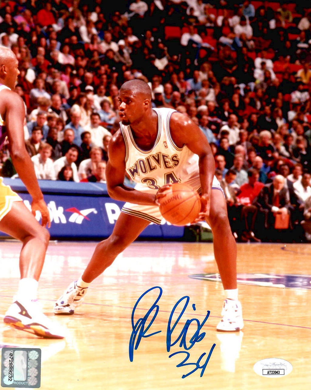 Isaiah Rider autographed signed 8x10 photo NBA Minnesota Timberwolves JSA COA