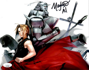 Maxey Whitehead autographed signed inscribed 8x10 photo JSA Fullmetal Alchemist