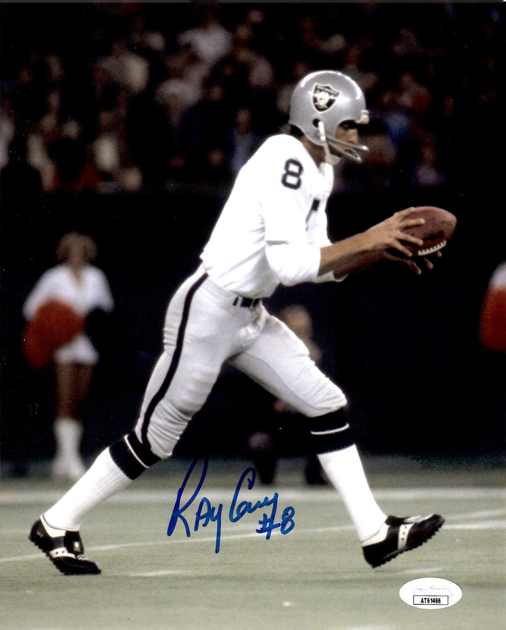 Ray Guy autographed signed 8x10 photo Los Angeles Raiders JSA COA