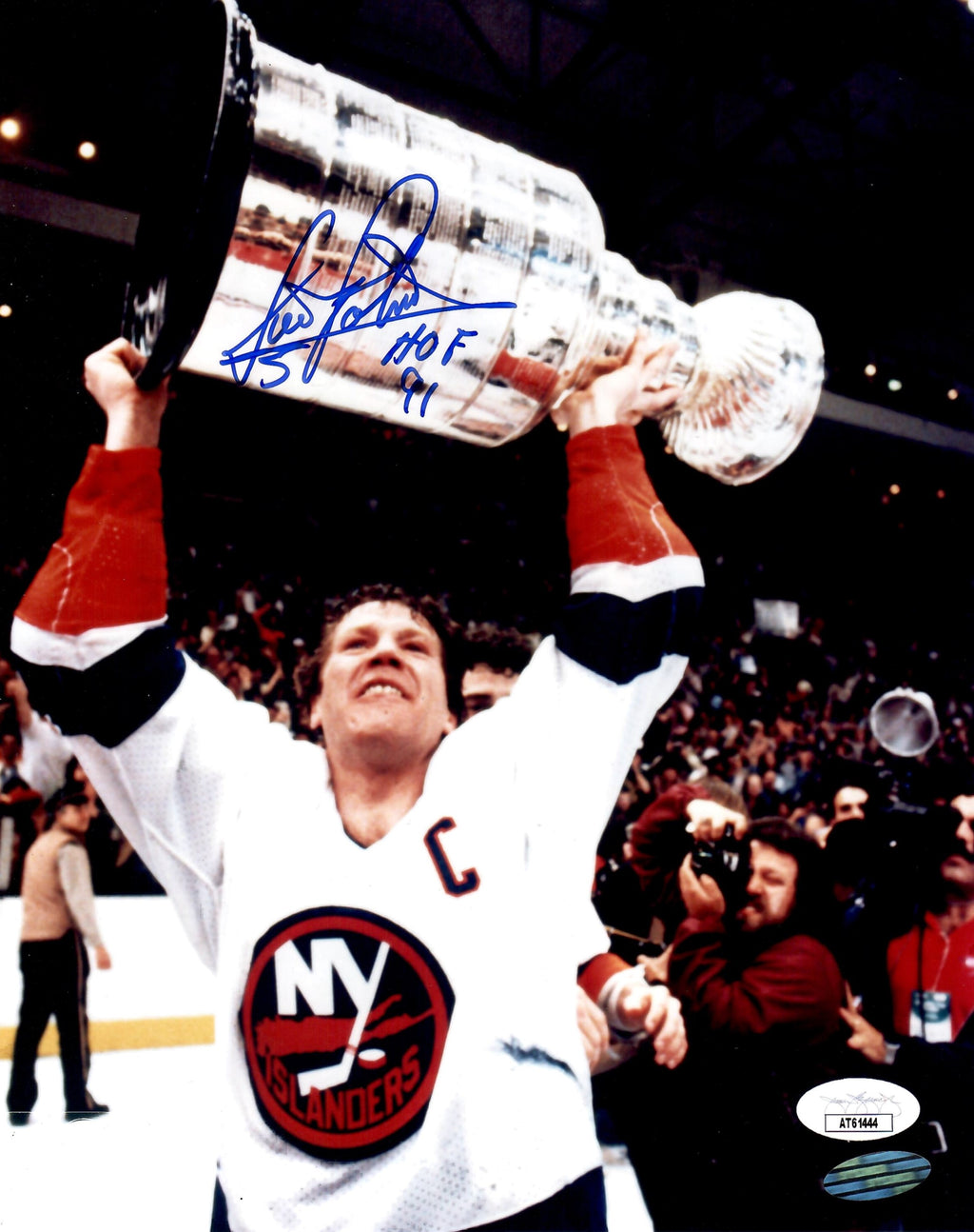 Denis Potvin autographed signed inscribed 8x10 photo NHL New York Islanders JSA