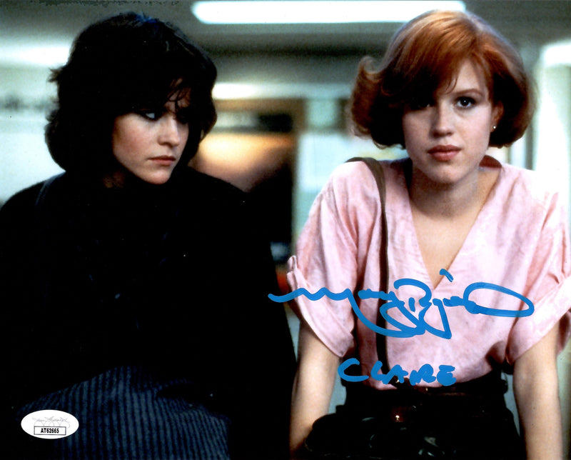 Molly Ringwald autographed signed inscribed 8x10 photo Breakfast Club JSA