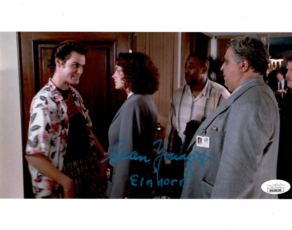 Sean Young autographed signed inscribed 8x10 photo Ace Ventura Ray Finkle JSA COA