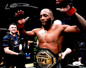 Leon Edwards autographed signed 8x10 photo UFC JSA COA Rocky