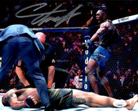 Israel Adesanya autographed 8x10 photo UFC JSA COA Style Bender