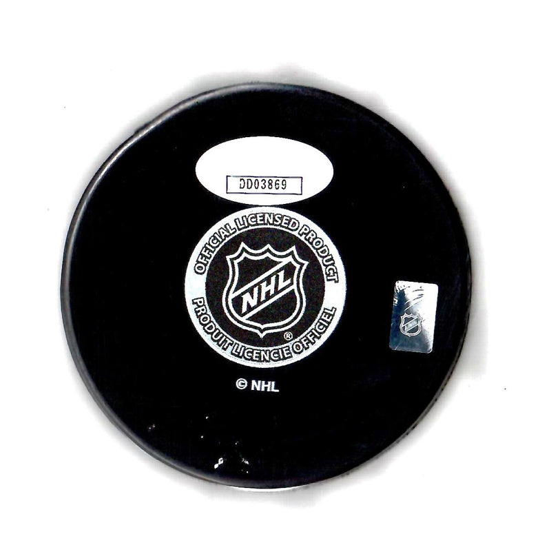 Matt Boldy autographed signed puck NHL Minnesota Wild JSA COA