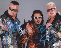 Brian Knobbs & Jerry Sags autographed signed 8x10 photo WWE WWF JSA Nasty Boys