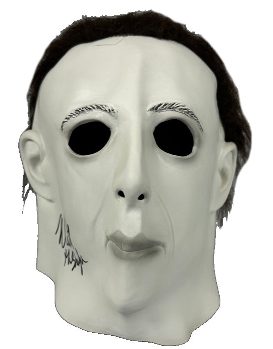 Nick Castle signed inscribed Halloween Mask Beckett Michael Myers