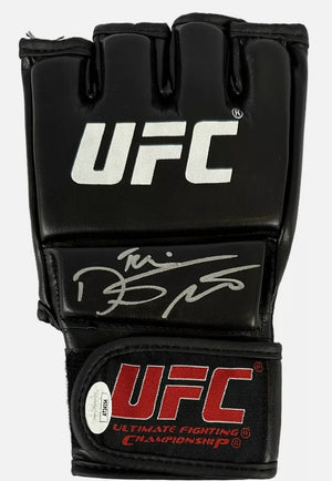 Dustin Poirier autographed signed inscribed glove UFC JSA COA The Diamond