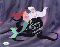 Nik Ranieri auto signed inscribed 8x10 photo JSA The Little Mermaid Ursula