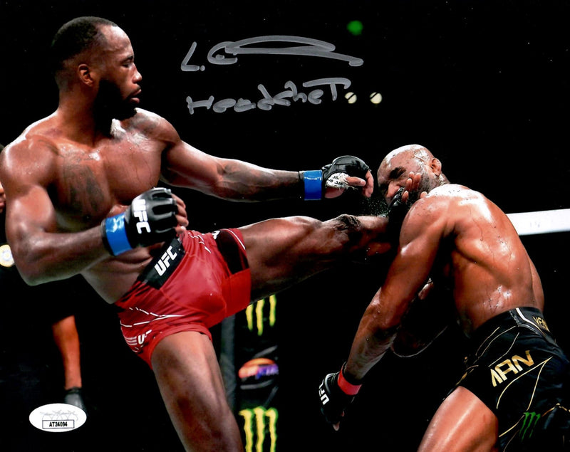 Leon Edwards autographed signed inscribed 8x10 photo UFC JSA COA Rocky