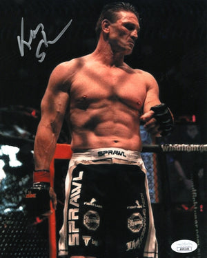 Ken Shamrock autographed signed 8x10 photo WWE UFC JSA COA