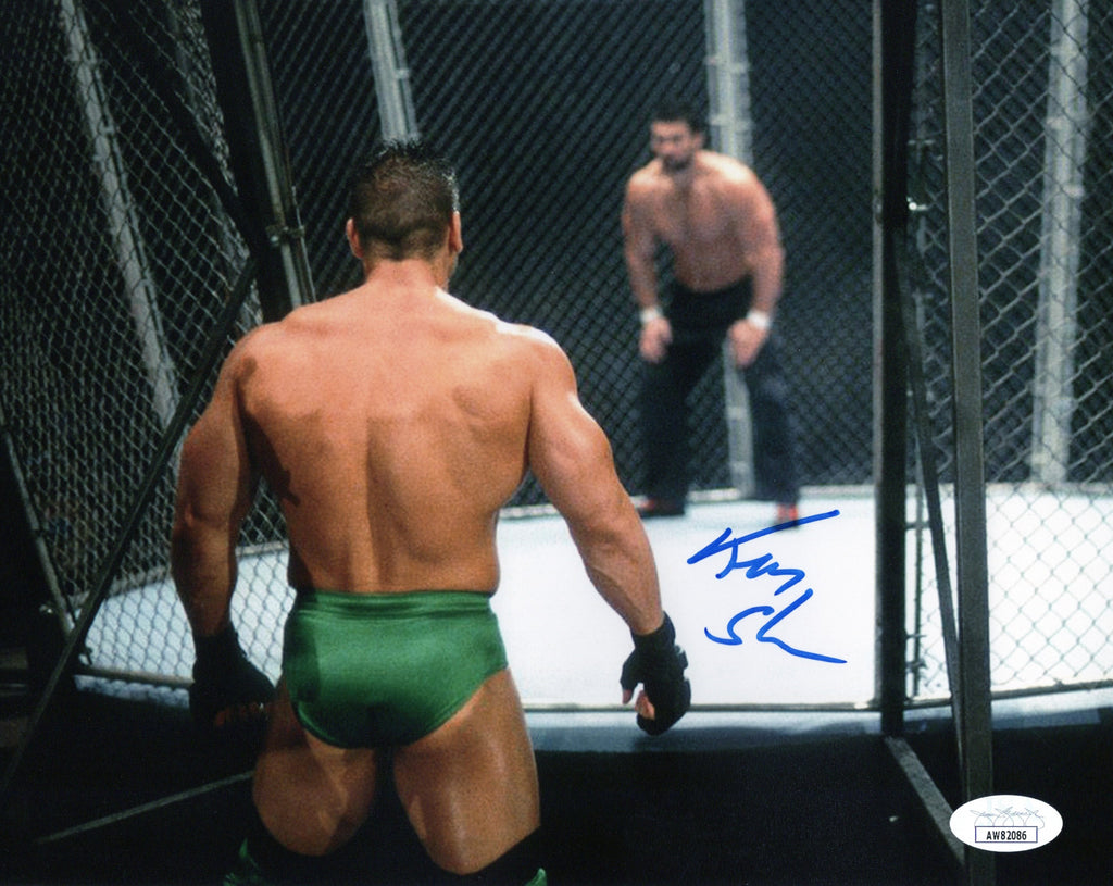 Ken Shamrock autographed signed 8x10 photo WWE UFC JSA COA