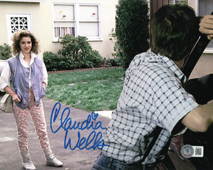 Claudia Wells autographed signed 8x10 JSA COA