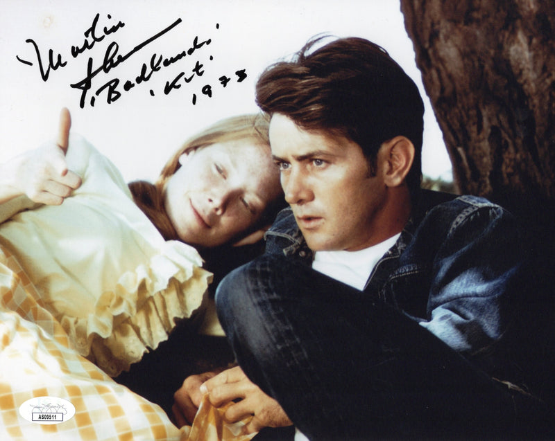 Martin Sheen autographed signed inscribed 8x10 BadLands JSA COA Kit