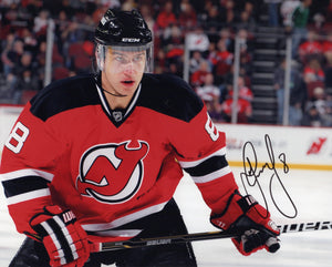 Dainius Zubrus autographed signed 8x10 photo NHL New Jersey Devils JAG