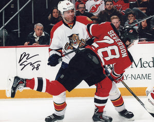 Damon Severson autographed signed 8x10 photo NHL New Jersey Devils JAG