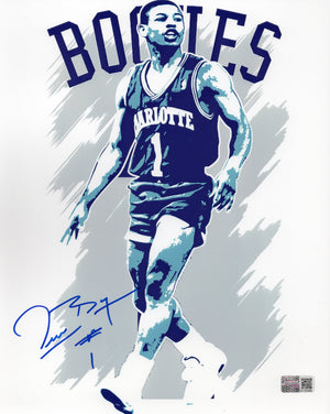 Muggsy Bogues signed autographed 8x10 photo NBA Charlotte Hornets Steiner